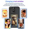 Умный чехол-экран с NFC и ИИ для iPhone 16 15 14 13 Pro Max, DIY-экран E-ink для фото, противоударная защитная крышка