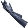 High Quality Ladies Color Lambskin Leather Gloves Length 47cm Winter Warm Fashion Long Gloves