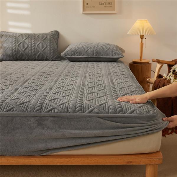 Новая мода, хлопковое утолщенное покрывало, бархатное зимнее теплое простынь, защитный чехол для матраса, утолщенное покрывало, наматрасник