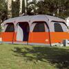 Family Tent - vidaXL - Cabin Model - 9 Persons - Waterproof - Grey