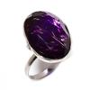 Amethyst Gemstone 925 Sterling Silver Jewelry Ring Size 8