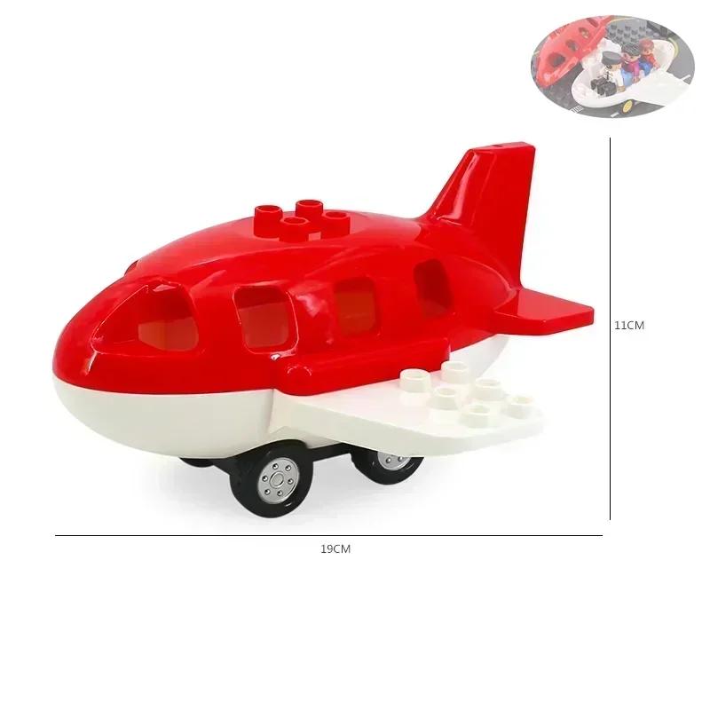 Большие строительные блоки Аксессуары Совместимые Большие кирпичи Дети Дети Грузовик Машина Автобус Серия Городское движение Сборка Развивающая игрушка