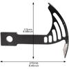 SUNPIE Black Motorcycle Cured Vertical Side Mount Licese Plate Tag Holder Bracket Fits All Sport Bike