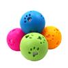 Резиновые мячики для домашних животных, игрушки со звуком и блеском, интерактивные прочные молярные игрушки для дрессировки собак для средних и больших собак, чистка зубов домашних животных