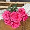 Multicolor Artificial Rose Flower DIY Accessories Faux Flower  Party Supplies