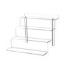 1Pc Transparent Storage Rack 3-4 Tier Acrylic Display Stand Cupcake Doll