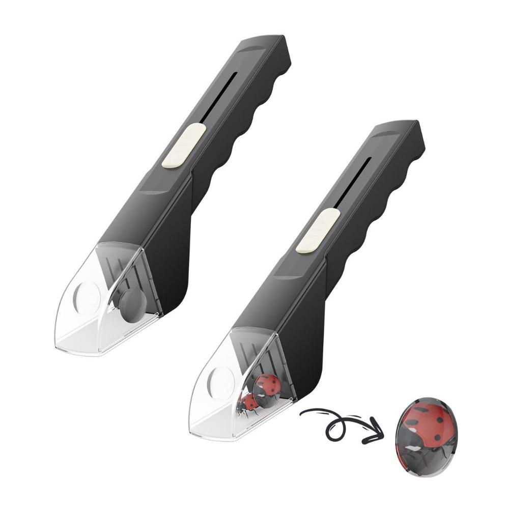 Contactless Handheld Insect Catcher Push Type Insect Observation Tool Outdoor Travel