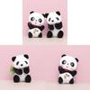 Plush China Panda Toy Cartoon Keychain Bag Decoration Animal Pendant Gift Doll