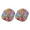 2Pcs Bead Filled Stress Ball Toy Anxiety Relief Squeeze Ball Sensory Toy Kids Teens Adults Portable Soft TPR Ball Pinch Fidget Toy