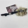 PU Leather Leather Fur Belt Patchwork Heart Plush Belt Furry Waistband  Dress Decoration