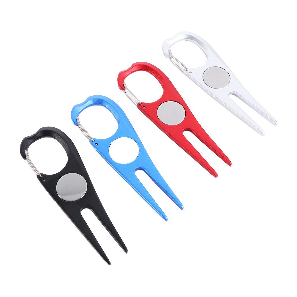 Outdoor Ball Fork Green Fork Golf Divot Tool Golf Pitch Accessories Golf Pitch Divot Repair Tool