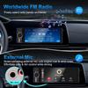 Single Din Car Stereo with Apple CarPlay & Android Auto, 6.36 Inch HD Touch CarPlay Screen, Backup Cam,Bluetooth, USB Type-C, SWC, EQ, FM Radio (with