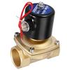 DN40 112" Two Way Brass Electric Solenoid Valve Normally Closed 220VAC