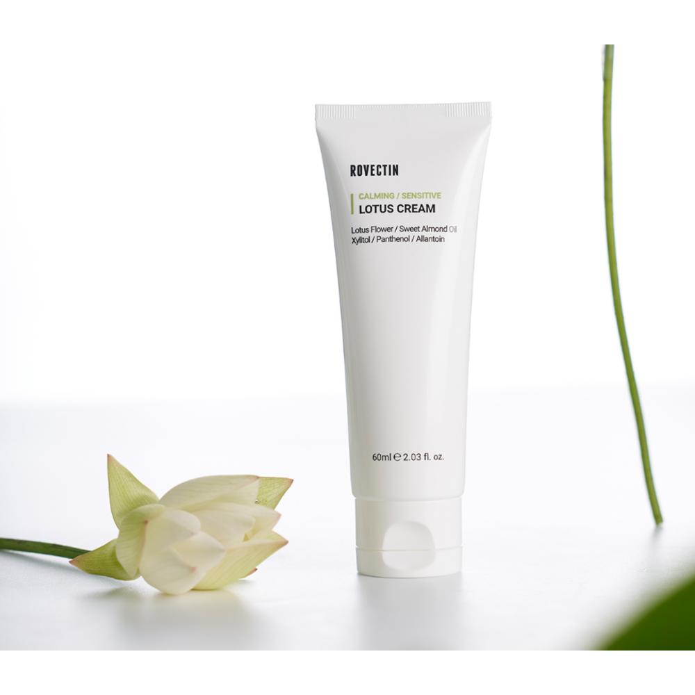 ROVECTIN Calming Lotus Clean Lotus Water Moisturizing Cream, 60ml, 1 Unit