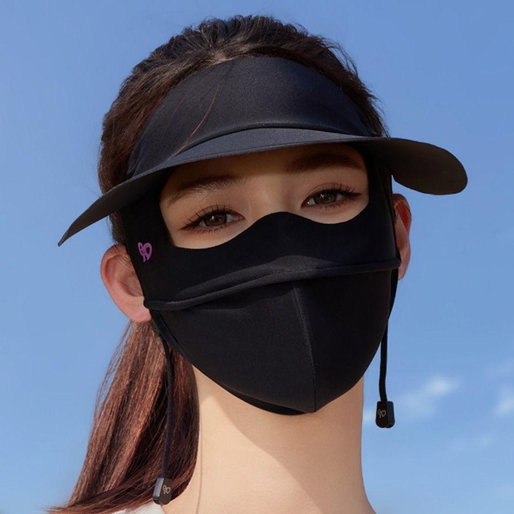 Маска из ледяного шелка с защитой от УФ-лучей, пылезащитная, вуаль для защиты от УФ-лучей, тонкая солнцезащитная маска для лица, унисекс