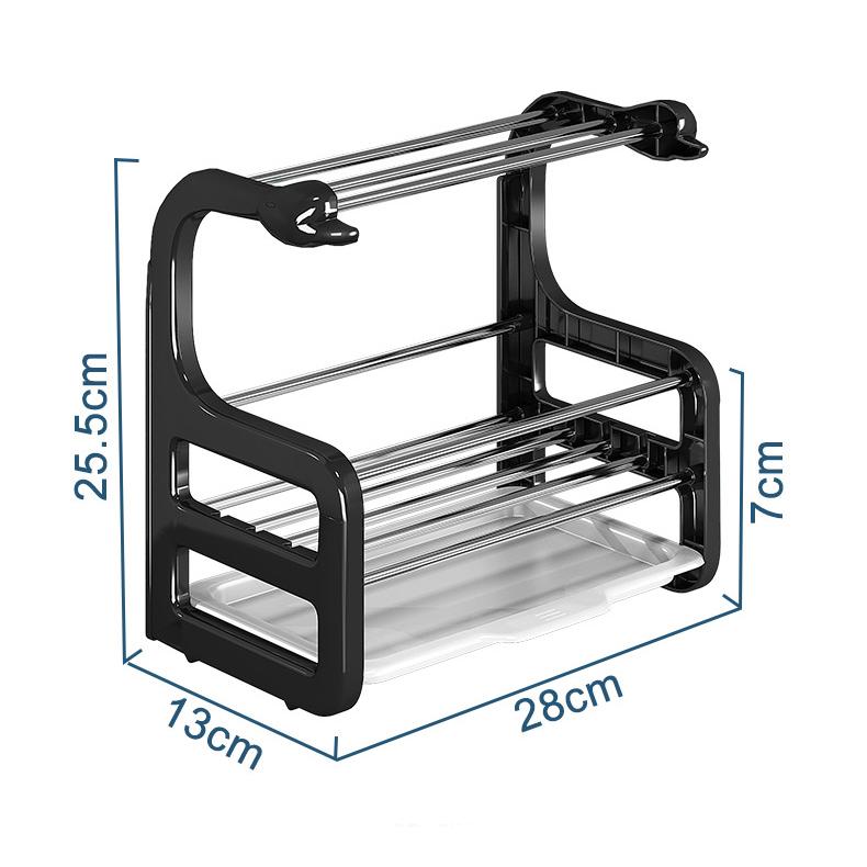 Кухонная стойка для тряпок, настенная стойка для сушки губки, без проколов, полка для хранения, хранение MIT