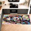 Abstract Art Collage Kitchen Floor Mat Nonslip Washable Soft Carpet Doormat Suitable For Bedroom Living Room Kitchen And Bathroom Home Decor