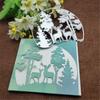 1pcs Christmas Tree Cutting Dies Stencils Animal Deer Frames Metal Cutting Dies Stencils For DIY Scrapbooking Album Paper Card