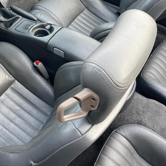 For 1993-2002 Camaro Firebird Convertible Ebony Seat Belt Shoulder Guides US