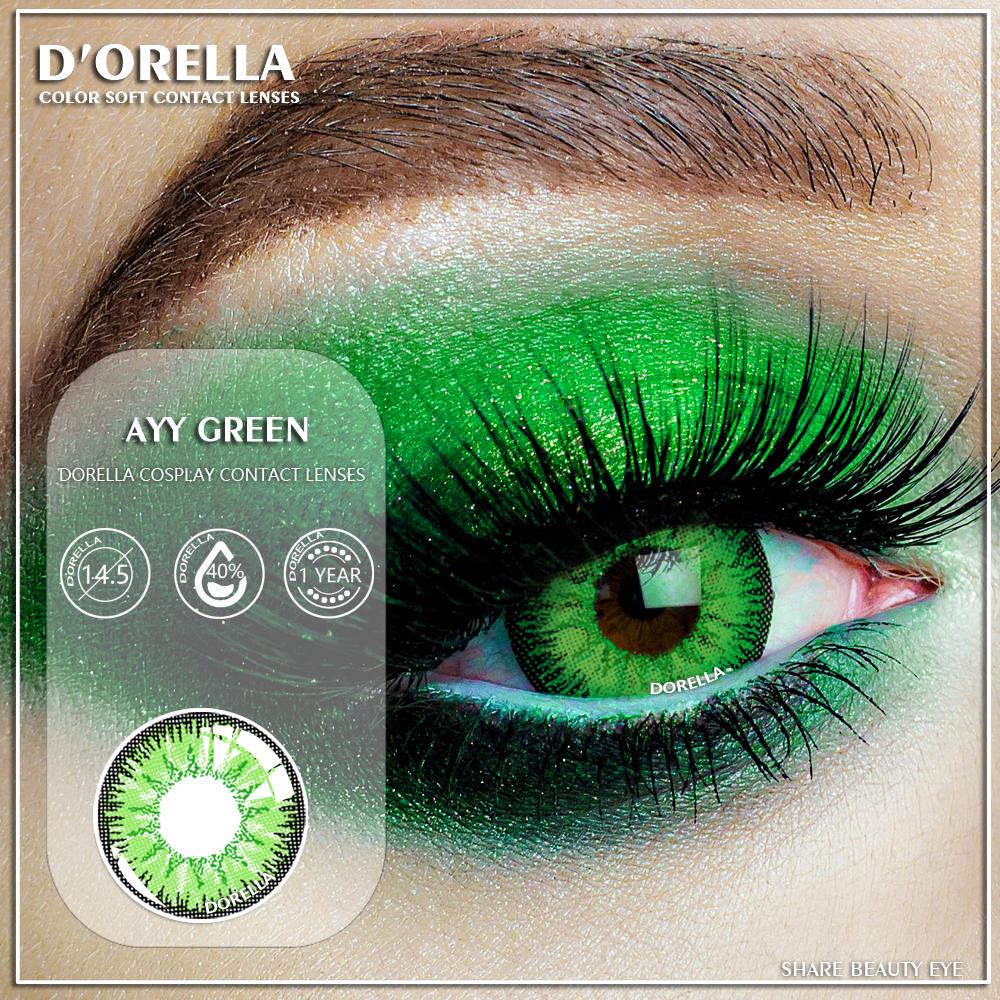 Разноцветные контактные линзы 1 пара