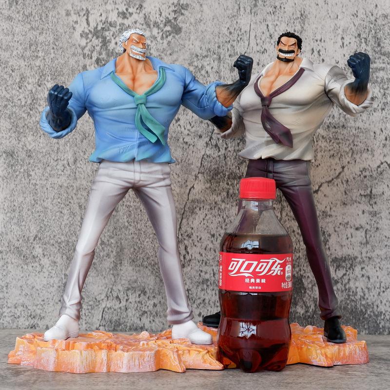 Фигурка героя Аниме ONE PIECE Капа, статуя Дедушки Луффи, статуэтка-украшение Вице-адмирала Капа