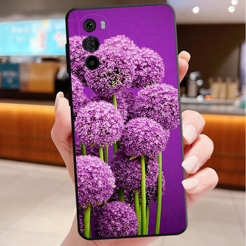 Чехол для телефона Motorola Edge 50 40 Pro 60 50 40 30 Ultra Neo Fusion Moto G85 G72 G53 G54 G84 G13 G32 Infinity on Purple Art