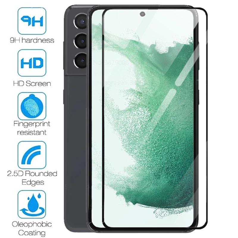 Защитное стекло для телефона 2 в 1 для Samsung Galaxy S22 S22 Plus S21/A72 A42 A53/Xiaomi 12 Pro/12/11 Pro/Redmi Note 11/11 Pro Ect
