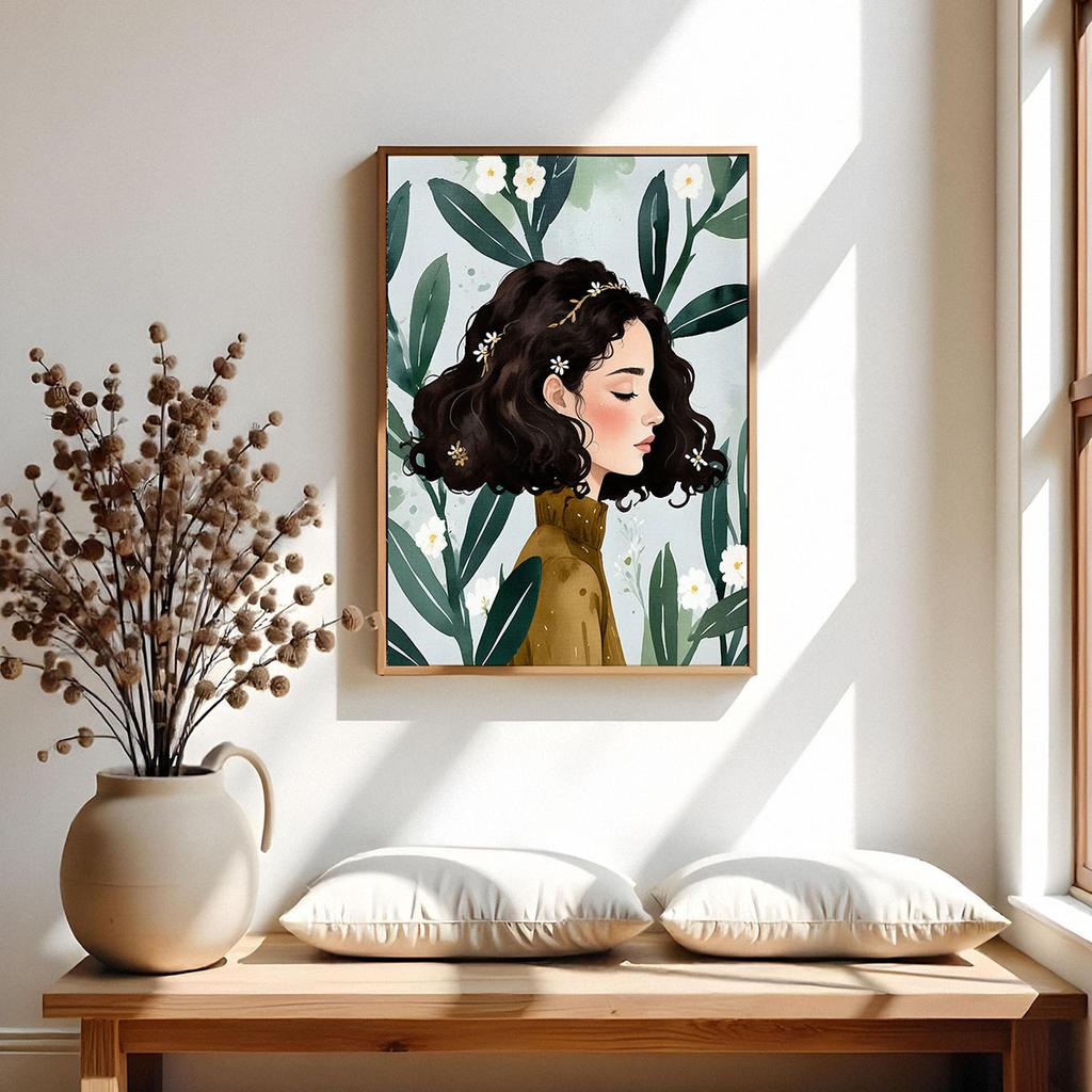 Plakat ilustrację ilustracja portret