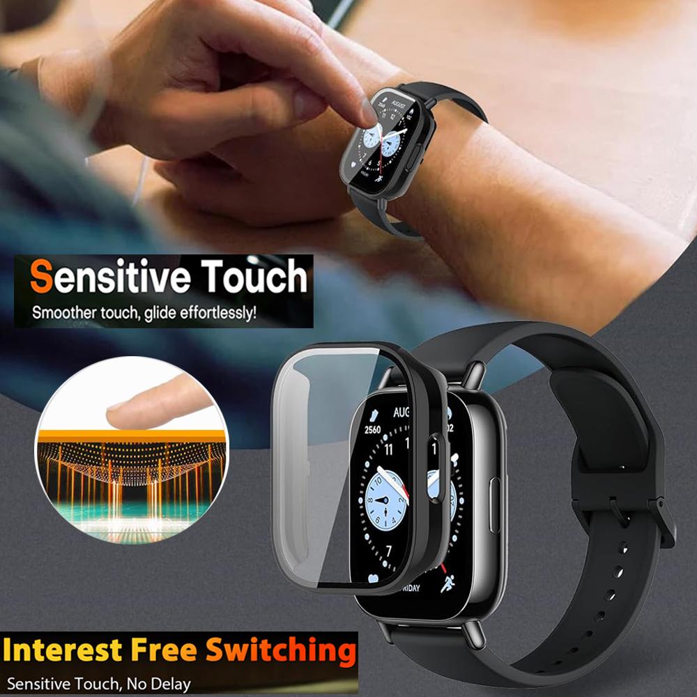 Закаленное стекло+чехол из ПК для Xiaomi Redmi Watch 5 Active/Lite, чехол, мягкая ТПУ защита экрана, чехлы для часов для Redmi Watch 5 Lite
