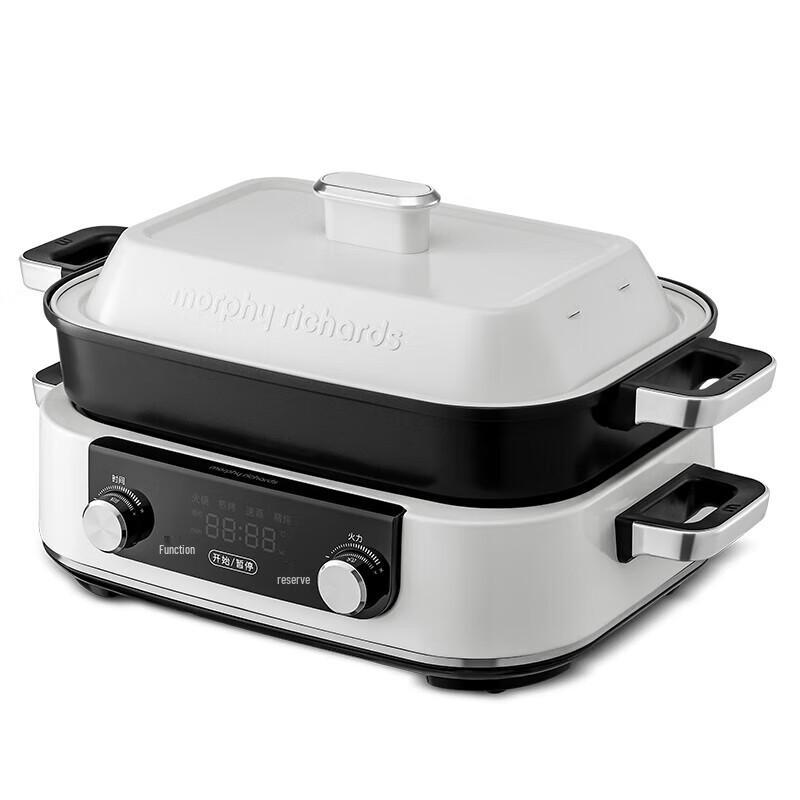 Многофункциональный электрический горшок-хотпот и пароварка Morphy Richards MR9099 5 л, вилка CN (адаптер в комплекте)