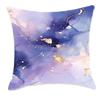 New Dreamy Gold, Pink, Blue and Purple Gradient Color Pillow Back Home Bedroom Bedside Sofa Cushion