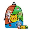 Trendy 2024 Oxford Cloth Backpack Set With Characters Print For Elementary Students