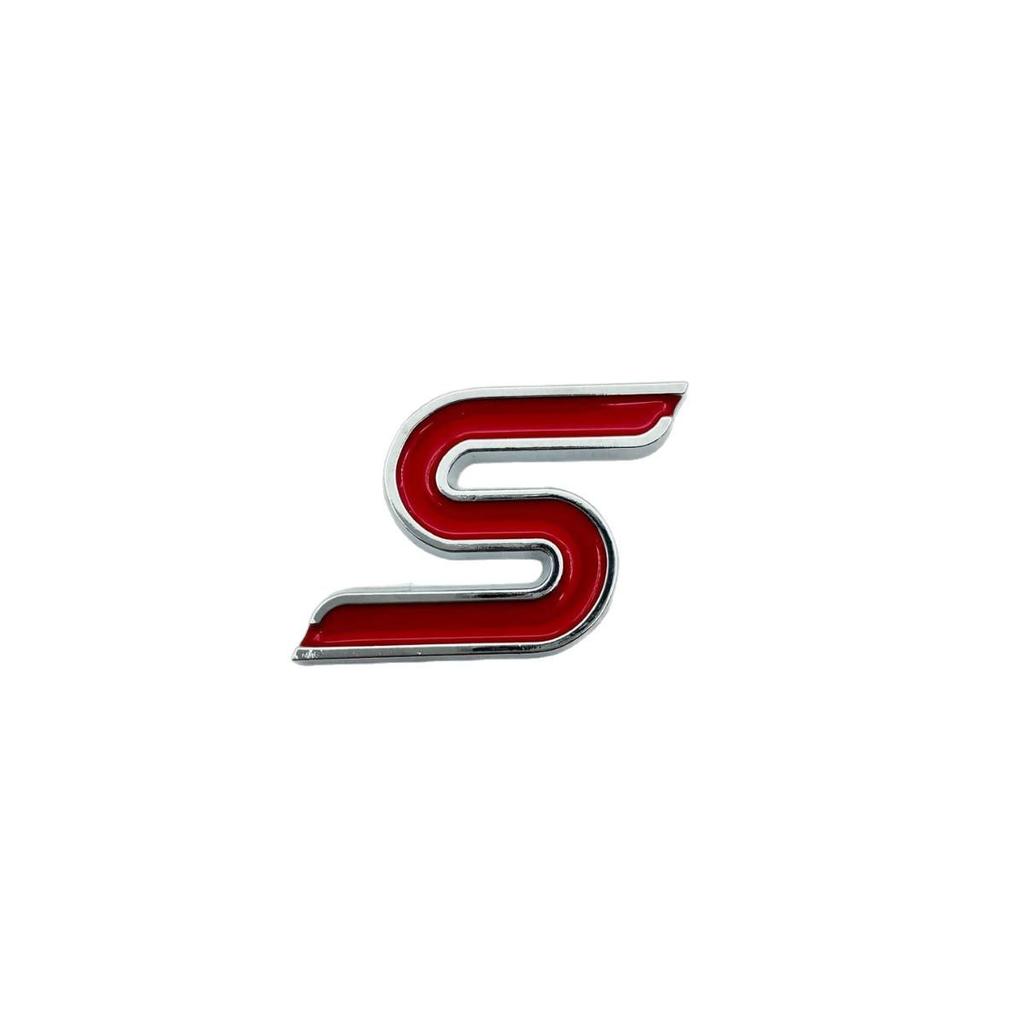 Sport ST Car Emblem S Metal Sticker for Ford Mondeo, Focus, and Fiesta