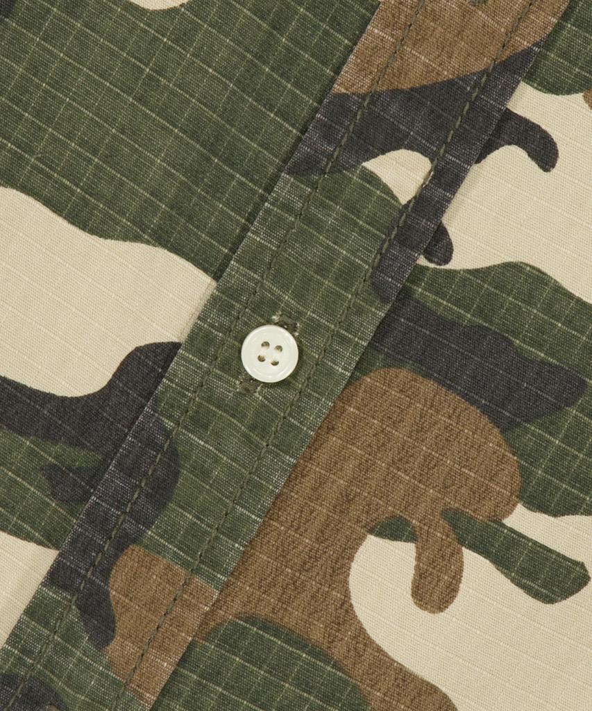 Винтажная стираная рубашка WKNDRS (Camo)
