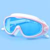 Adult Silicone Waterproof Swimming Glasses Plating Clear Anti-Fog Large Frame Diving Goggles Swim Sports Eyewear with Earplug