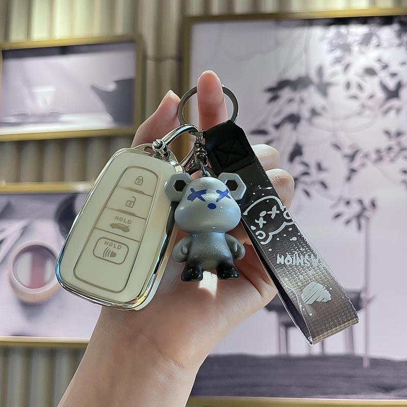 Чехол для ключа Toyota: Подходит для пуль от Highlander, Camry, Levin, C-HR, Avalon и RAV4