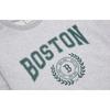 Новый свитшот MLB Boston Red Sox FW24 светло-серый детский 7AMTV0144-43MGL