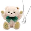 Petit Luu Tete Bear Heart Size 4S & Necklace, 12cm, (November, Normal)