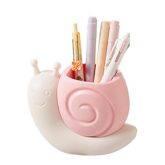 Подставка для ручек в виде яйца динозавра, съемная подставка для ручек, милый органайзер для рабочего стола в форме улитки для канцелярских товаров, кистей для макияжа, многофункциональный ящик для хранения канцелярских товаров