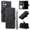Vintage Leather Card Slot Wallet Flip Phone Case For iPhone 16E 15 Pro Max 14 Pro 13 12 11 Lanyard Matte Shockproof Soft TPU Folding Cover