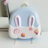 2024 Luminous Cartoon Rabbit Kids' Backpack - Cute Eggshell Design for Boys & Girls
