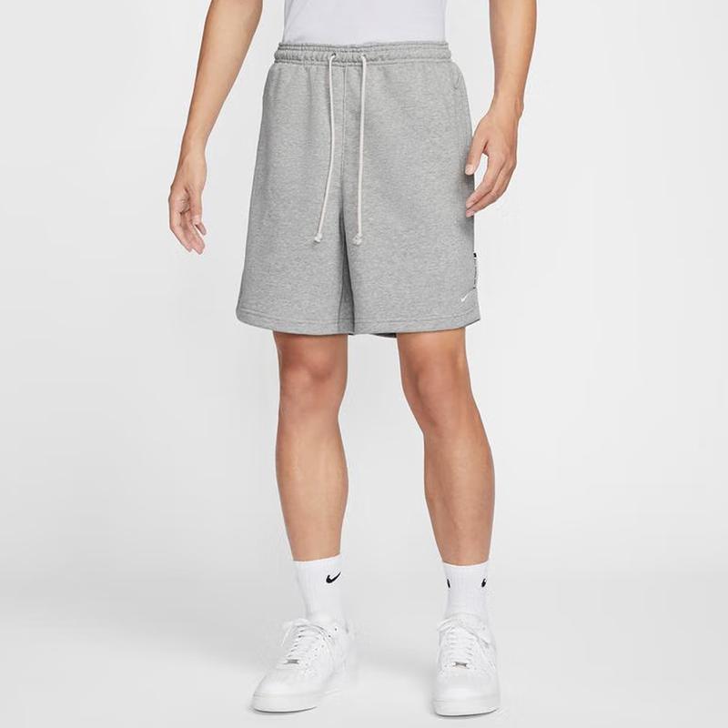 Nike Dri-FIT Standard Issue дышащие быстросохнущие трикотажные однотонные удобные универсальные баскетбольные шорты мужские шорты серые FZ0217-063