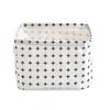 Foldable Storage Basket with Handles Waterproof Large Capacity Cotton Linen Printed Multifunctional Home Office Nursery Laundry Closet Organizer Bin