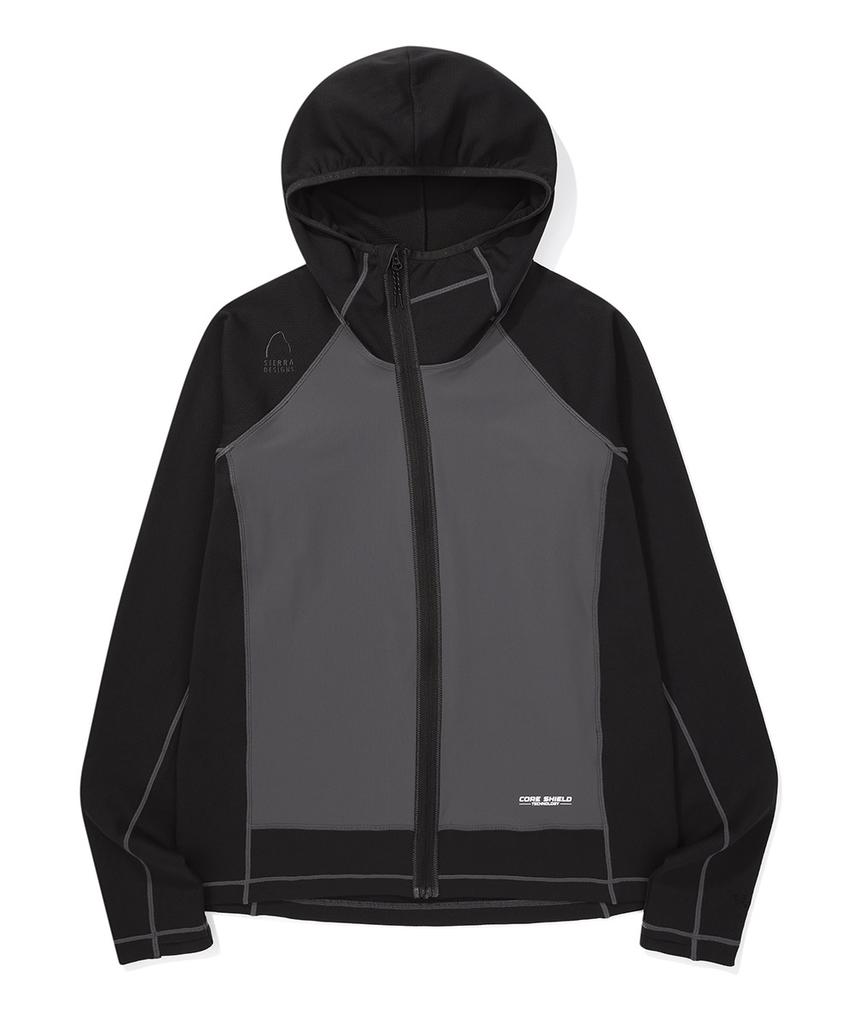 Sierra Designs Rosa Delta Peak Core Shield Zip-Up Hoodie Black