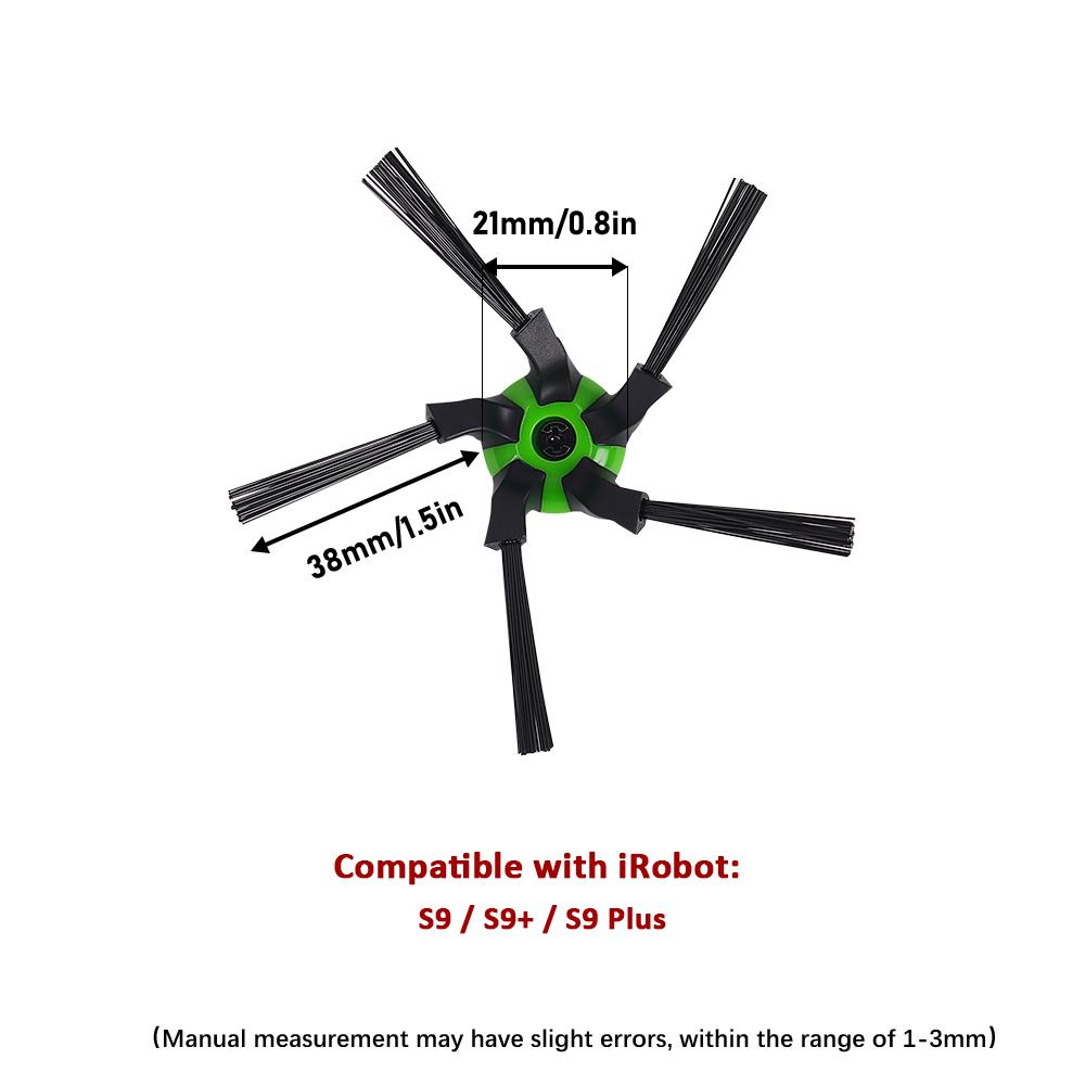 For iRobot Roomba S9(9150) S9+ S9 Plus(9550) Series Vacuum Cleaner Rubber Roller Brushes HEPA Filter Vacuum Bags Main Side Brush