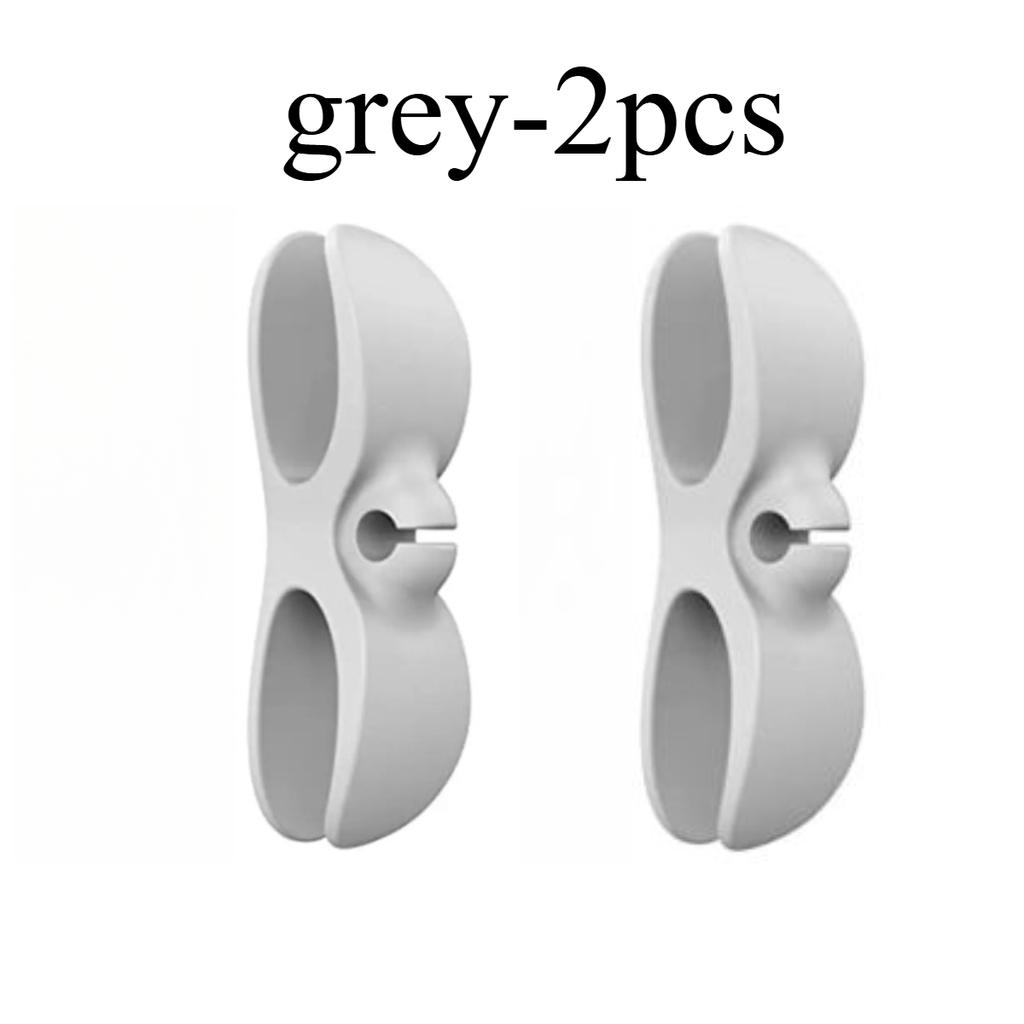 2pcs Household Kitchen Storage Wire Winder Traceless Plug Fixed Power Cord Organizer Cable Management Home Storage Tools