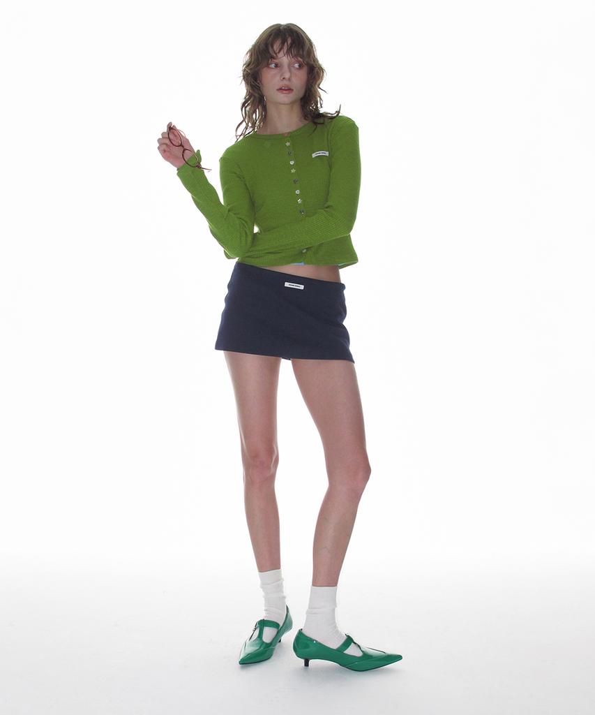 Crank Pk Micro Skirt_Navy