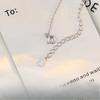 Moon Rabbit Necklace Cute Small Animal Clavicle Chain Light Luxury High-end Niche Design