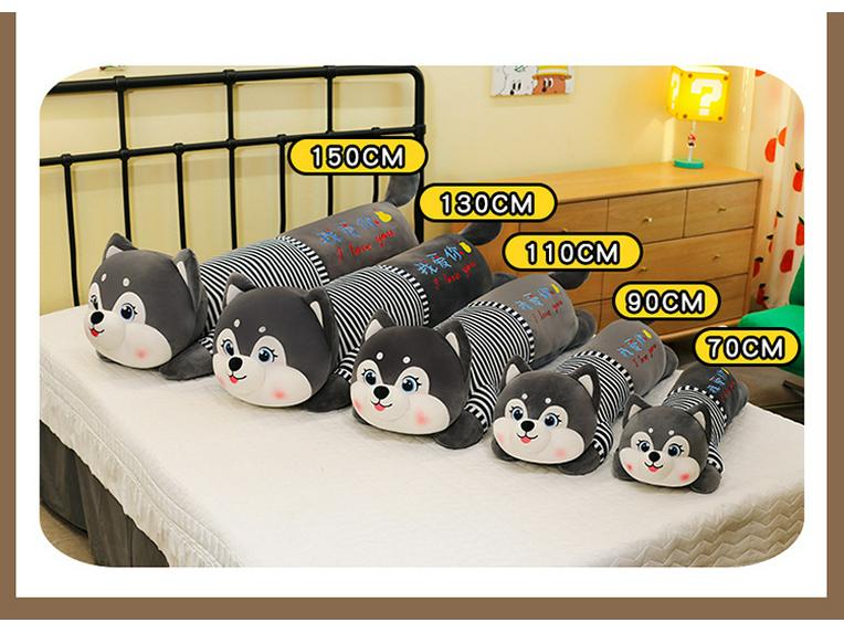 Плюшевая подушка Хаски Сиба-ину: Милый подарок для парня/девушки