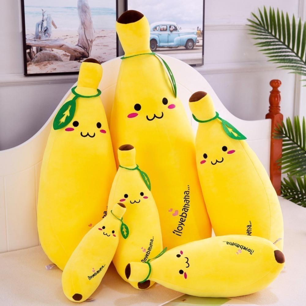 Stuffed Toys Plush Plants Fruit Plush Doll Banana Plush Toy Banana Stuffed Toys Fruit Plush Pillow